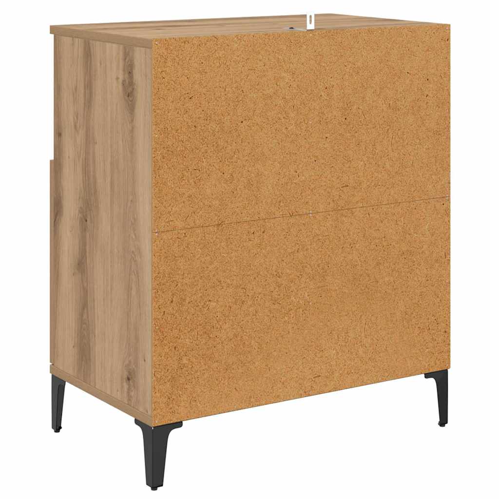Sideboards 2 pcs Artisan-Eiche 60 x 35 x 70 cm Holzwerkstoff