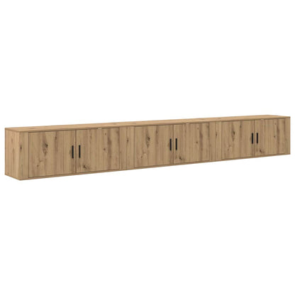 Wand-TV-Schrank Set 3 pcs Artisan-Eiche 100 x 34,5 x 40 cm