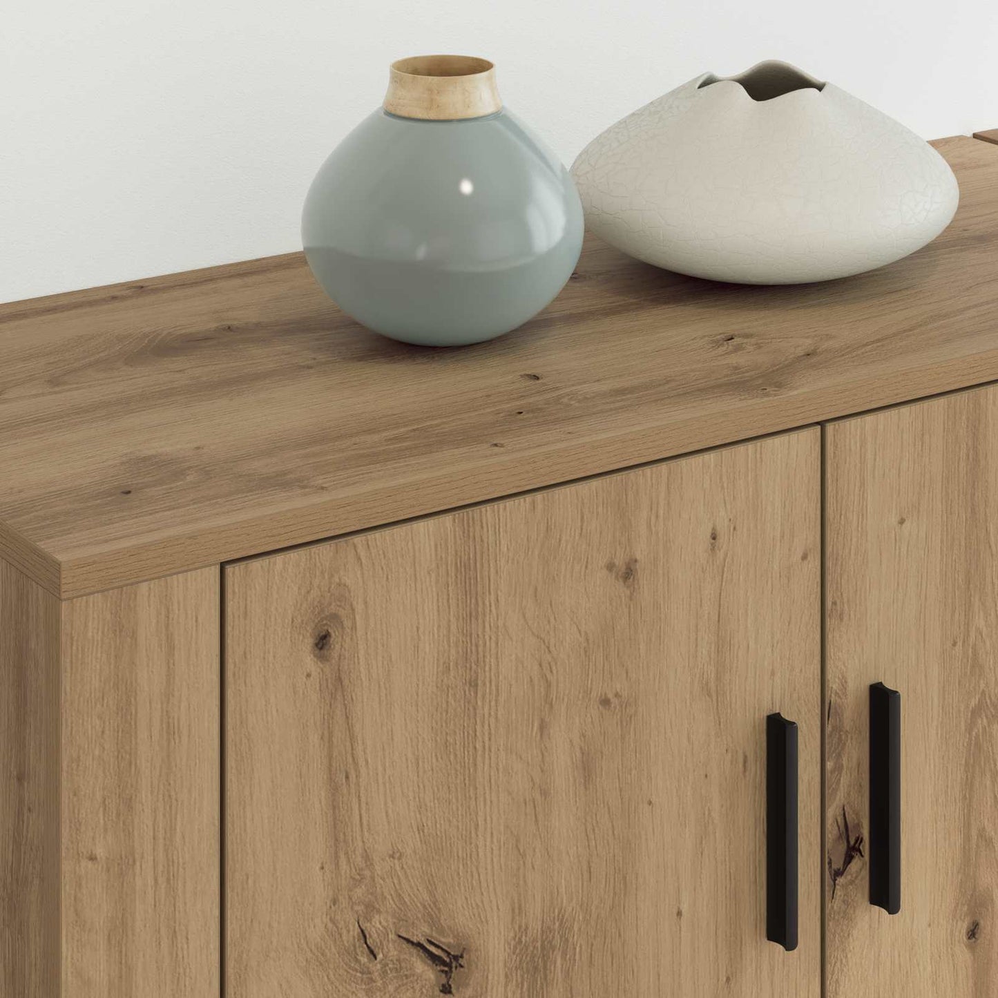 Wand-TV-Schrank Set 2 pcs Artisan-Eiche 80 x 34,5 x 40 cm