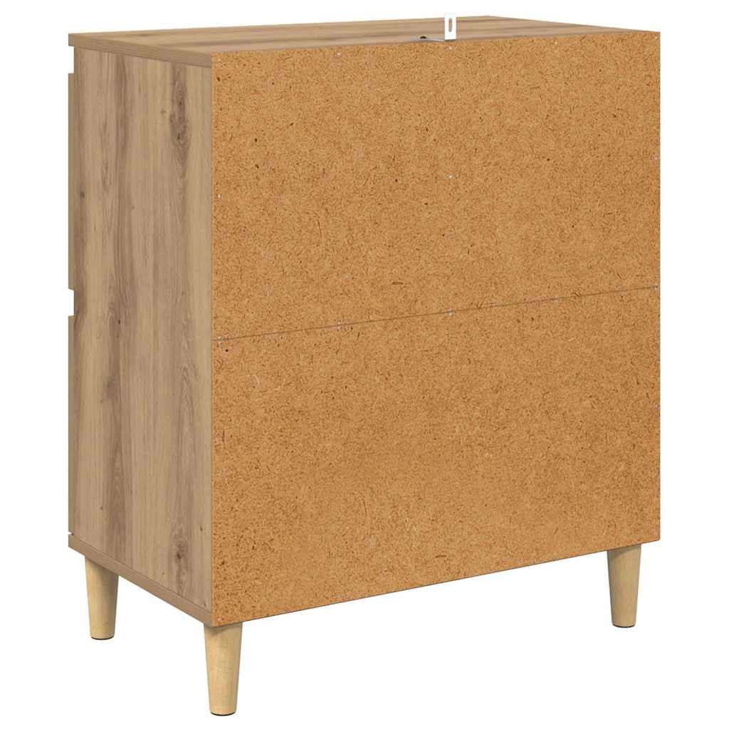 Sideboards 2 pcs Artisan-Eiche 60 x 35 x 70 cm Holzwerkstoff