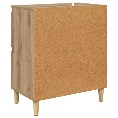 Sideboards 2 pcs Artisan-Eiche 60 x 35 x 70 cm Holzwerkstoff