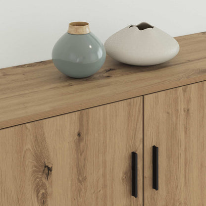 Wand-TV-Schrank Set 2 pcs Artisan-Eiche 100 x 34,5 x 40 cm