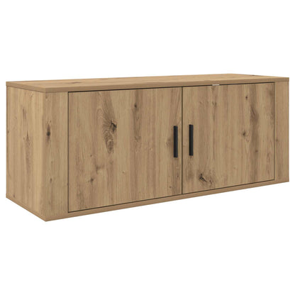 Wand-TV-Schrank Set 2 pcs Artisan-Eiche 100 x 34,5 x 40 cm