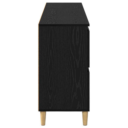 Sideboards 3 pcs Schwarz Eichen-Optik 60 x 35 x 70 cm