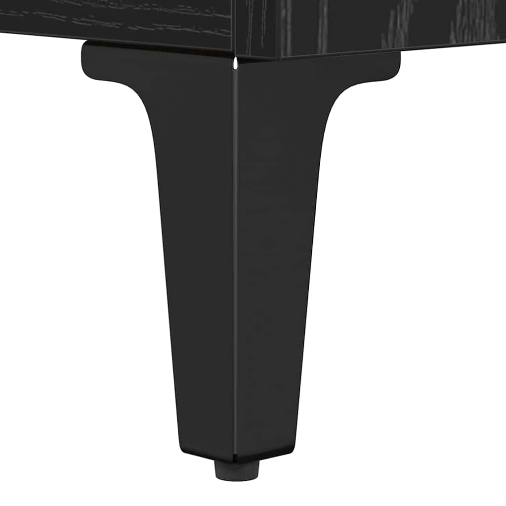 Sideboards 2 pcs Schwarz Eichen-Optik 60 x 35 x 70 cm