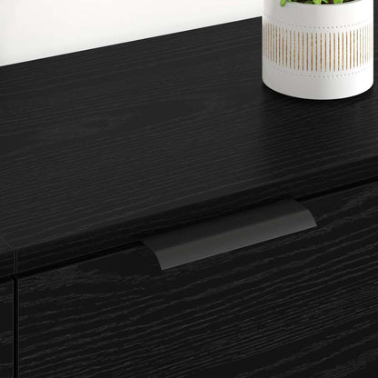 Sideboards 2 pcs Schwarz Eichen-Optik 60 x 30 x 70 cm