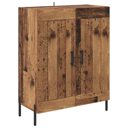 Highboard 2 pcs Altholz Holzwerkstoff