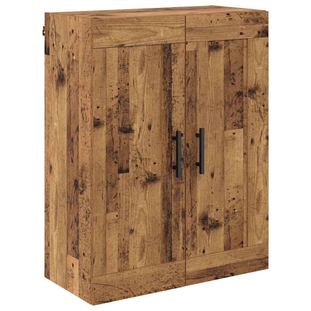 Highboard Altholz 69,5 x 34 x 180 cm Holzwerkstoff