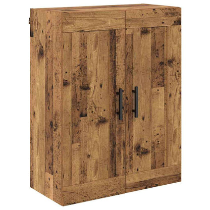 Highboard Altholz 69,5 x 34 x 180 cm Holzwerkstoff