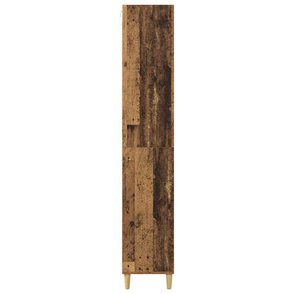 Highboard Altholz 69,5 x 32,5 x 180 cm Holzwerkstoff