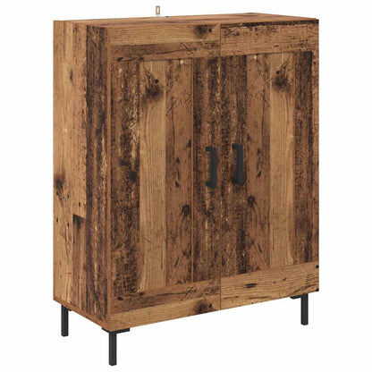 Highboard Wandmontiert Altholz 69,5 x 34 x 180 cm Holzwerkstoff