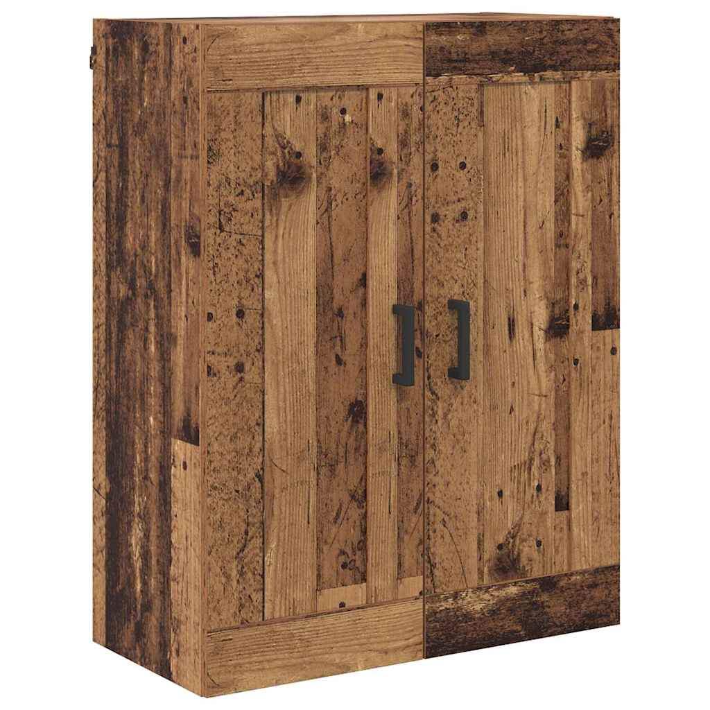 Highboard 2 pcs Altholz Holzwerkstoff