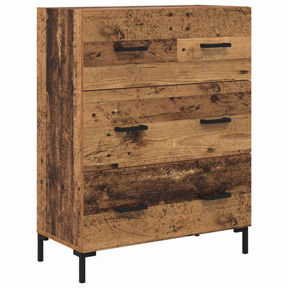 Highboard mit Schubladen 2 pcs Altholz Holzwerkstoff