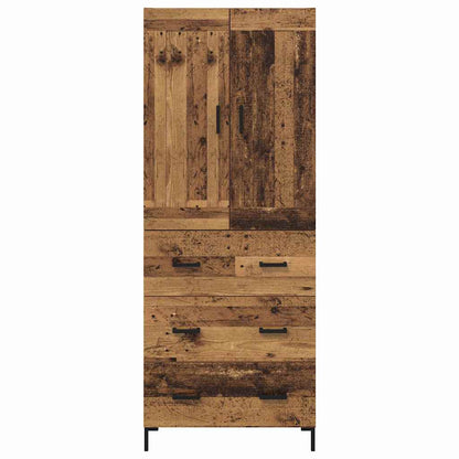 Highboard mit Schubladen 2 pcs Altholz Holzwerkstoff