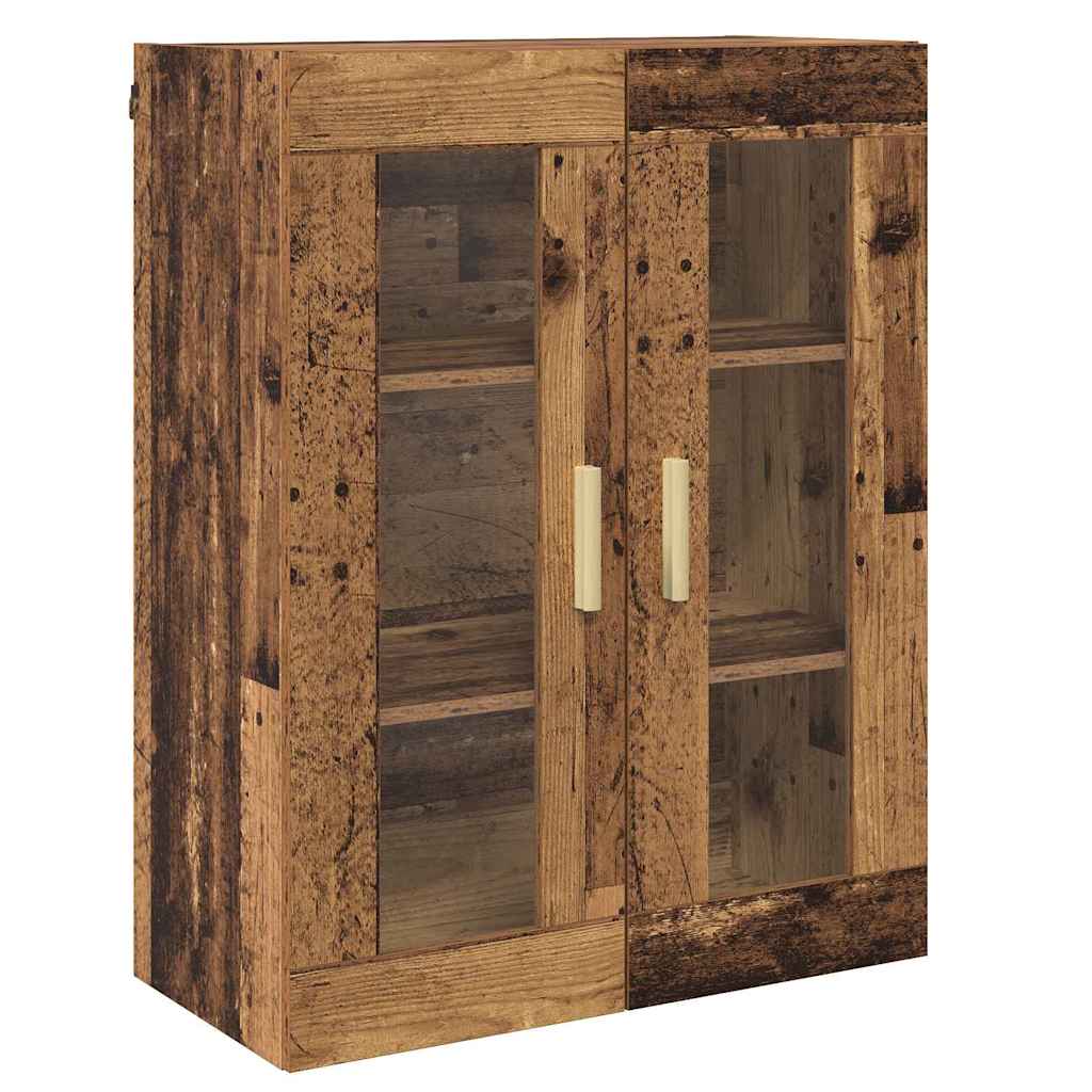 Highboard Altholz 69,5 x 34 x 180 cm Holzwerkstoff