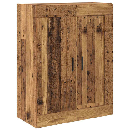 Highboard 2 pcs Altholz Holzwerkstoff