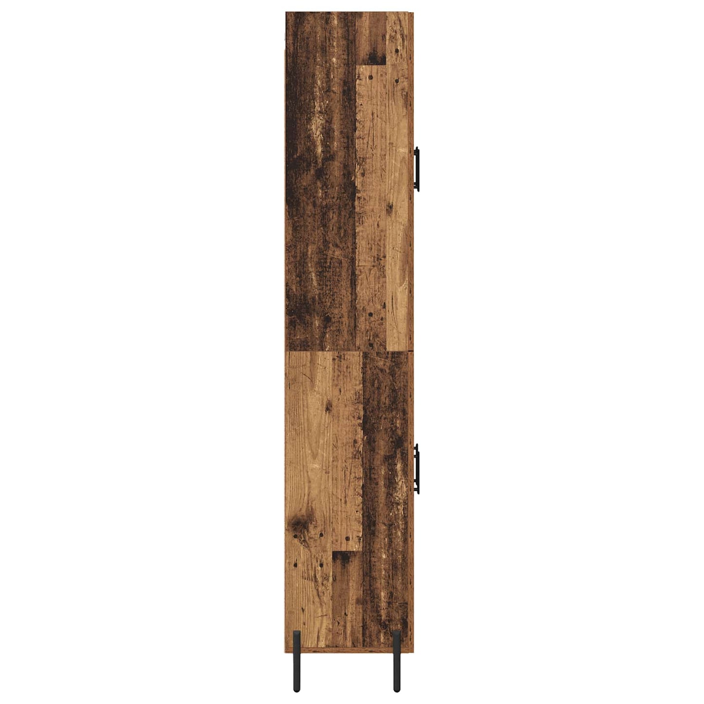 Highboard Wandmontiert Altholz 69,5 x 34 x 180 cm Holzwerkstoff