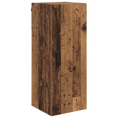 Highboard Altholz 34,5 x 34 x 180 cm Holzwerkstoff