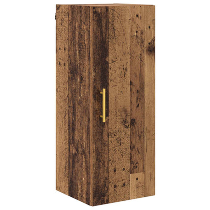 Highboard 2 pcs Altholz Holzwerkstoff