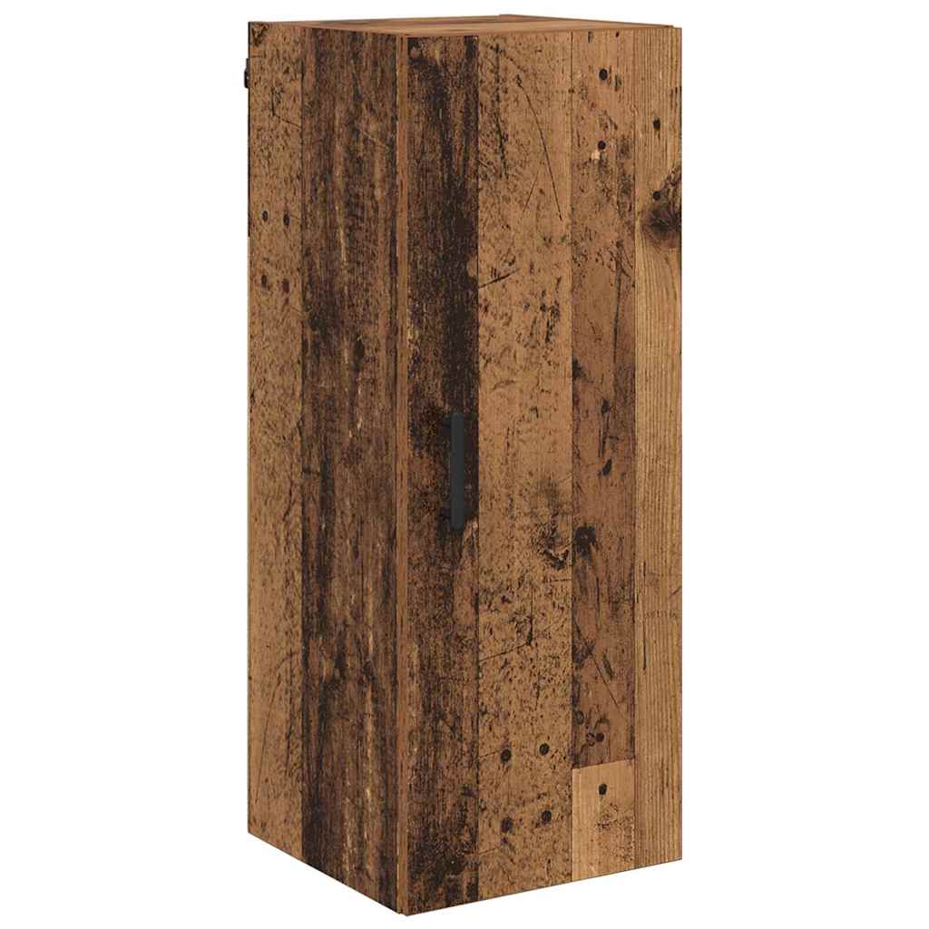 Highboard Altholz 34,5 x 34 x 180 cm Holzwerkstoff