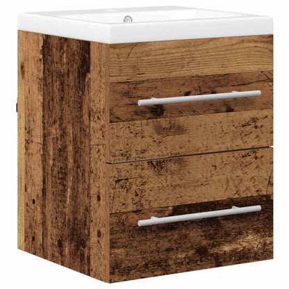 Waschbeckenschrank mit Schubladen Braun 42 x 39 x 52 cm