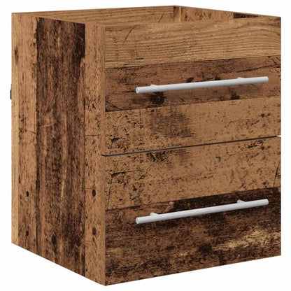 Waschbeckenschrank mit Schubladen Braun 42 x 39 x 52 cm