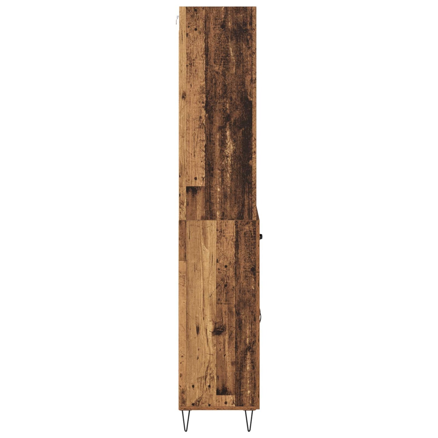 Highboard Altholz 69,5 x 34 x 180 cm Holzwerkstoff