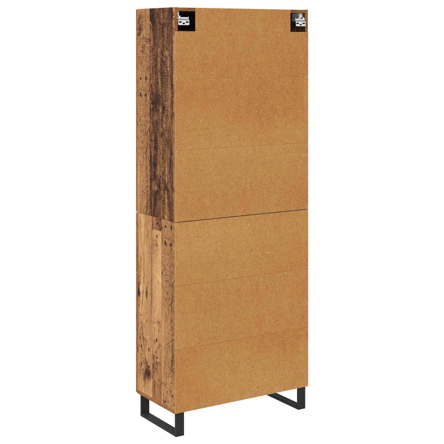 Highboard Altholz 69,5 x 34 x 180 cm Holzwerkstoff