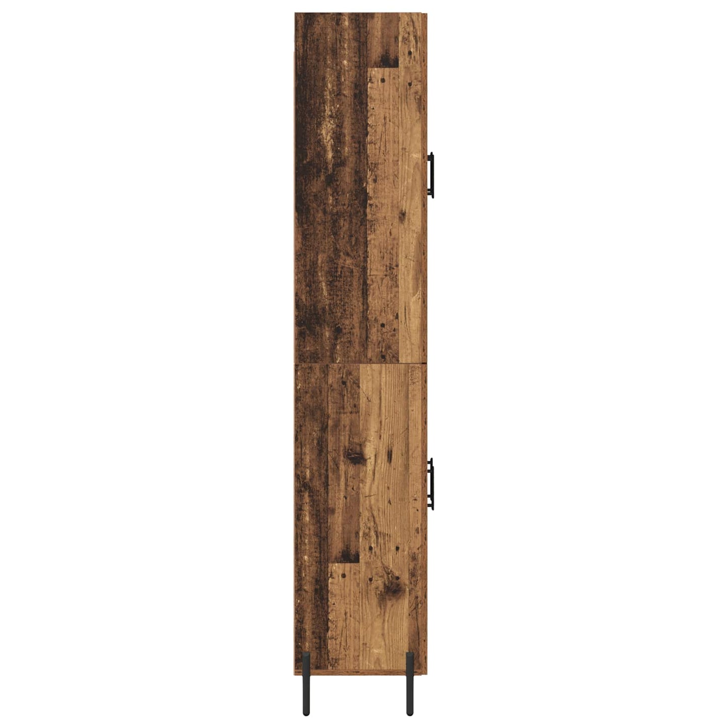 Highboard Wandmontiert Altholz 69,5 x 34 x 180 cm Holzwerkstoff