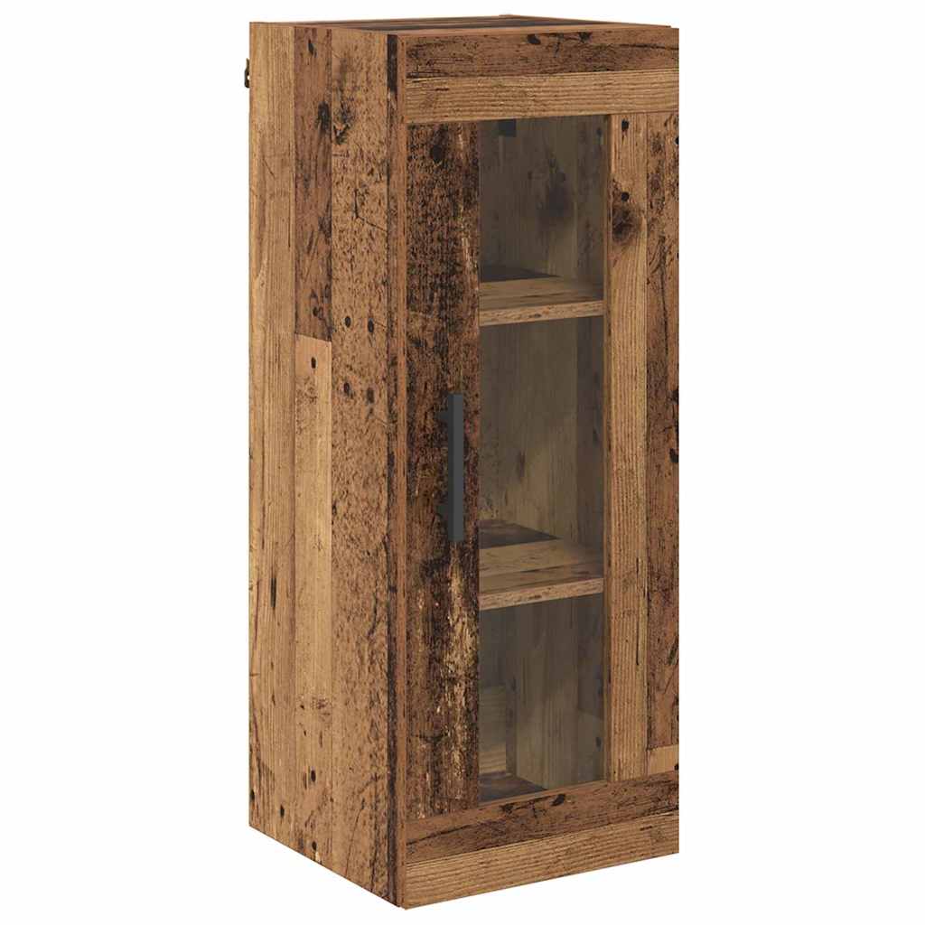 Highboard Altholz 69,5 x 34 x 180 cm Holzwerkstoff