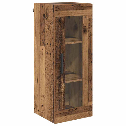Highboard Altholz 69,5 x 34 x 180 cm Holzwerkstoff