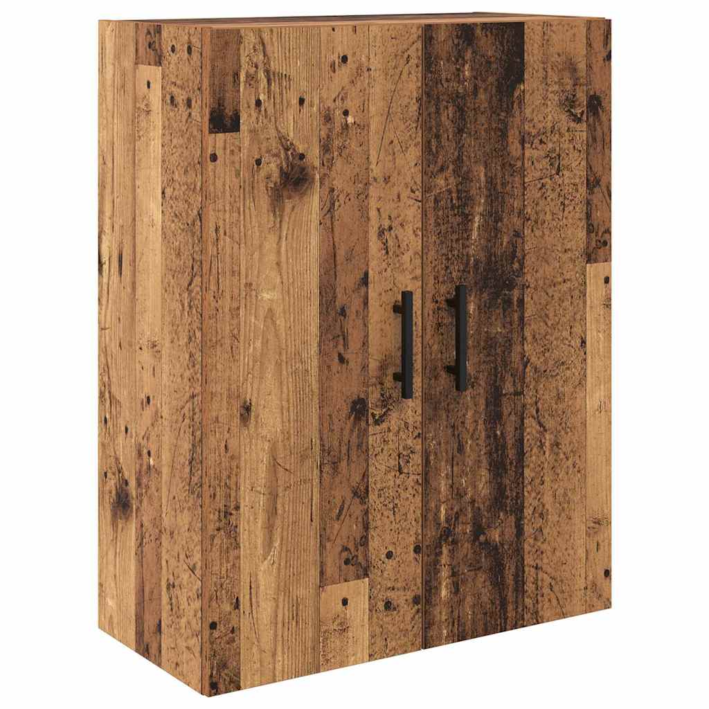 Highboard mit Schubladen 2 pcs Altholz Engineered Wood und Glas