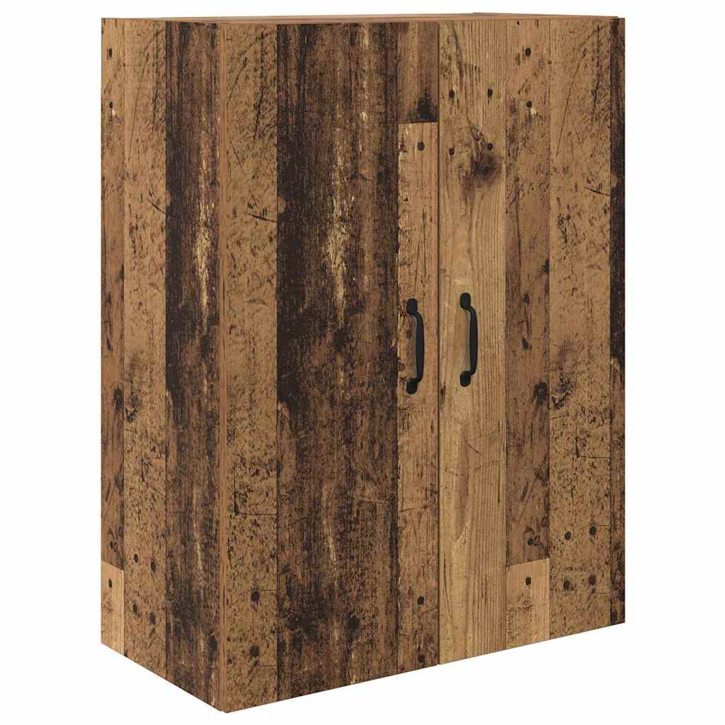 Highboard Wandmontiert Altholz 69,5 x 34 x 180 cm Holzwerkstoff