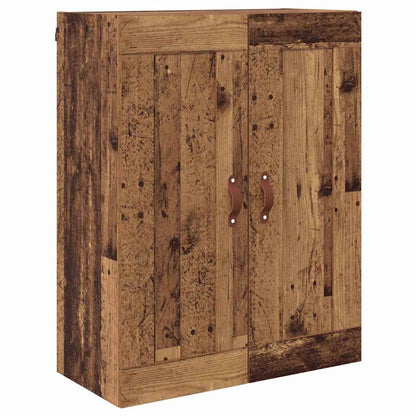 Highboard Altholz 69,5 x 34 x 180 cm Holzwerkstoff
