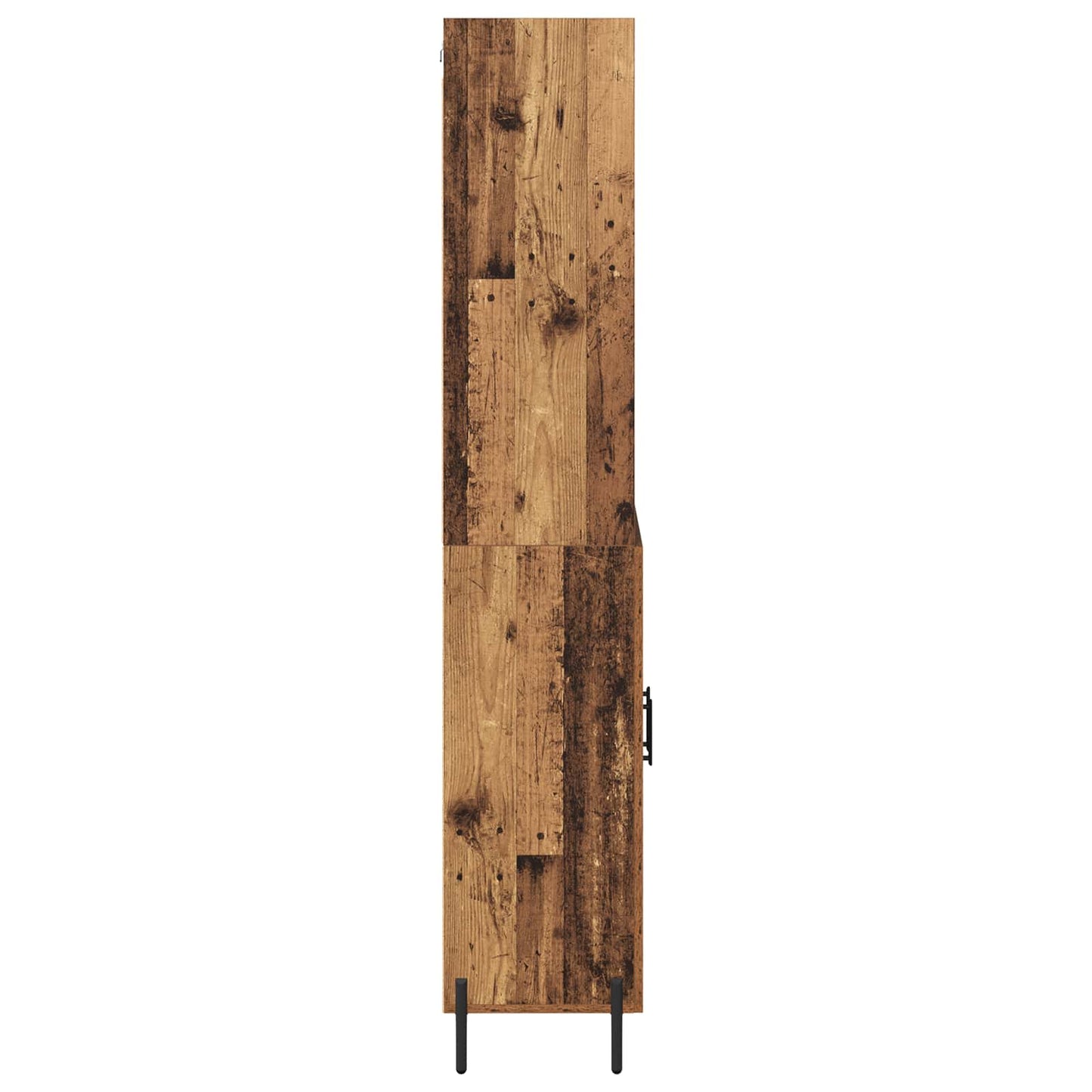 Highboard Altholz 69,5 x 32,5 x 180 cm Holzwerkstoff