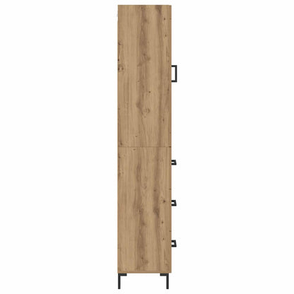 Highboard Artisan-Eiche 34,5 x 34 x 180 cm Holzwerkstoff