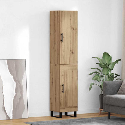 Highboard Artisan-Eiche 34,5 x 34 x 180 cm Holzwerkstoff