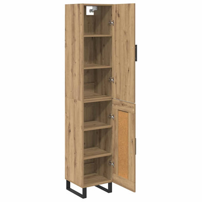 Highboard Artisan-Eiche 34,5 x 34 x 180 cm Holzwerkstoff