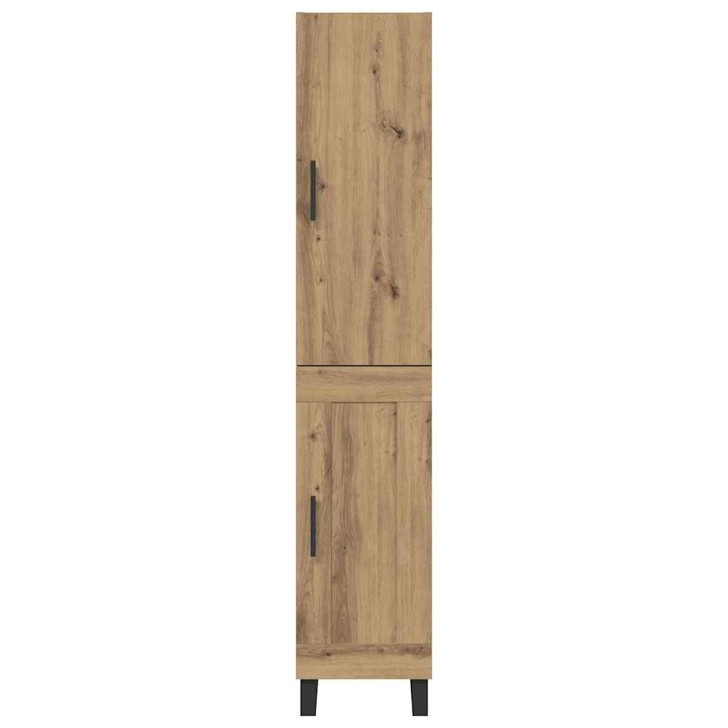 Highboard Artisan-Eiche 34,5 x 34 x 180 cm Holzwerkstoff