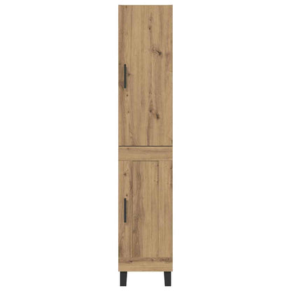 Highboard Artisan-Eiche 34,5 x 34 x 180 cm Holzwerkstoff