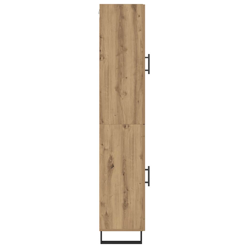 Highboard Artisan-Eiche 34,5 x 34 x 180 cm Holzwerkstoff