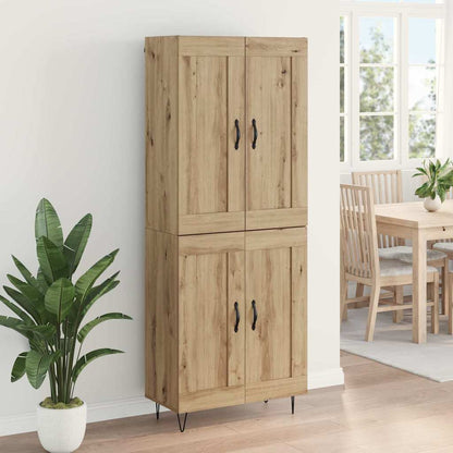 Highboard Artisan-Eiche 69,5 x 34 x 180 cm Holzwerkstoff