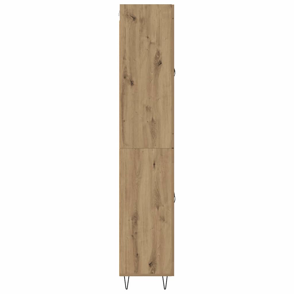 Highboard Artisan-Eiche 69,5 x 34 x 180 cm Holzwerkstoff