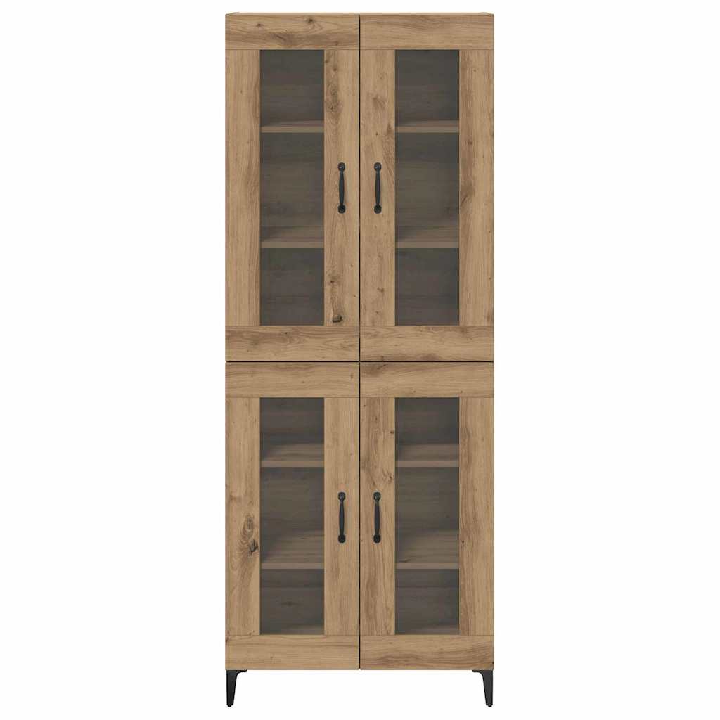 Highboard Artisan-Eiche 69,5 x 34 x 180 cm Holzwerkstoff