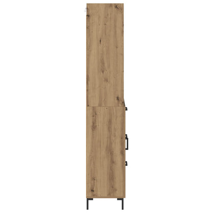 Highboard Artisan-Eiche 69,5 x 34 x 180 cm Holzwerkstoff