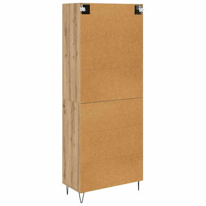 Highboard Artisan-Eiche 69,5 x 34 x 180 cm Holzwerkstoff