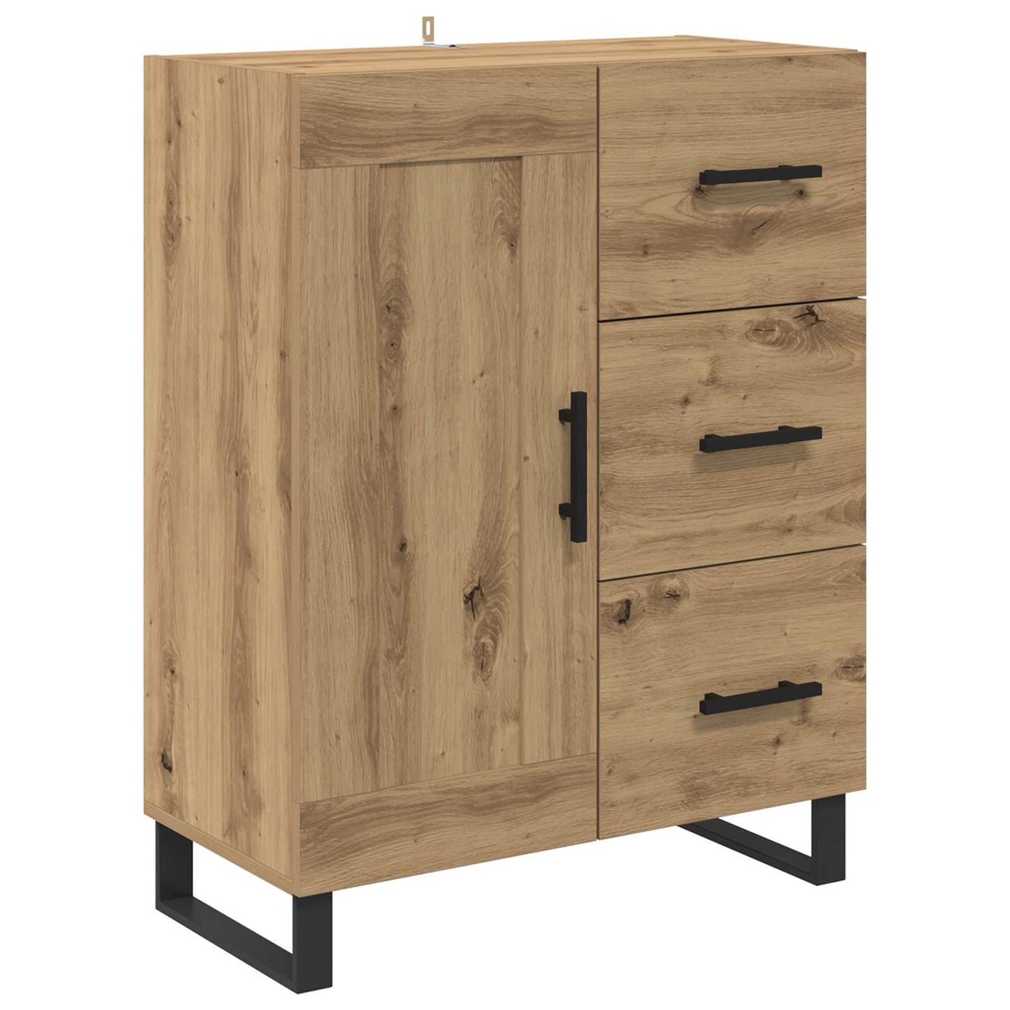 Highboard Artisan-Eiche 69,5 x 34 x 180 cm Holzwerkstoff