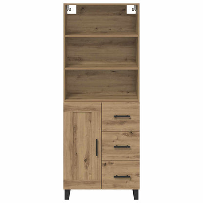 Highboard Artisan-Eiche 69,5 x 34 x 180 cm Holzwerkstoff