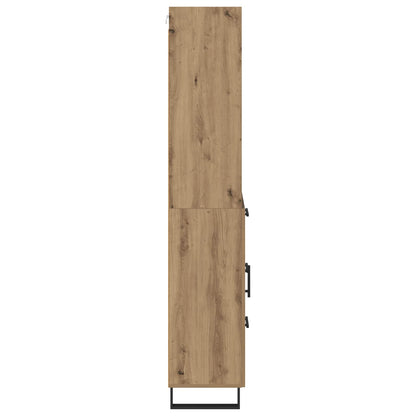 Highboard Artisan-Eiche 69,5 x 34 x 180 cm Holzwerkstoff