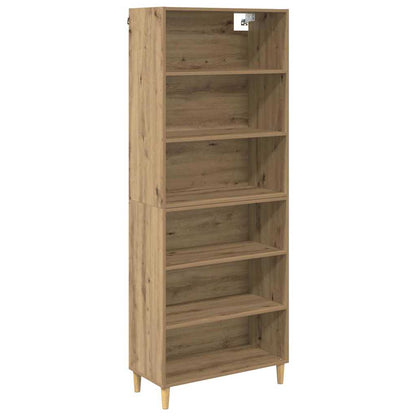 Highboard Artisan-Eiche 69,5 x 32,5 x 180 cm Holzwerkstoff